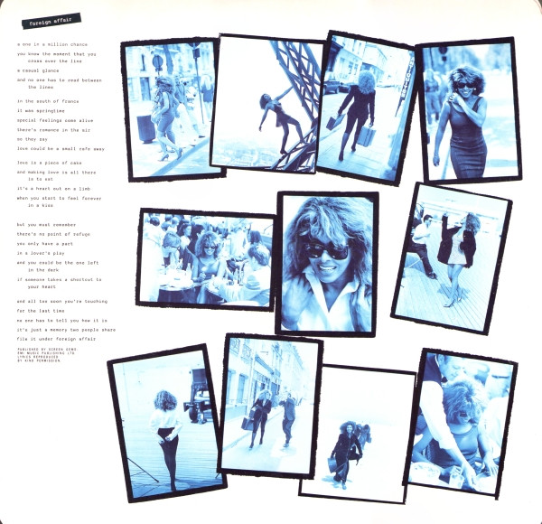 Tina Turner - Foreign Affair (LP, Album, Gat)