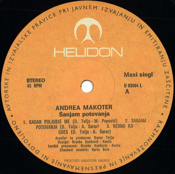 Andreja Makoter - Sanjam Potovanja (12