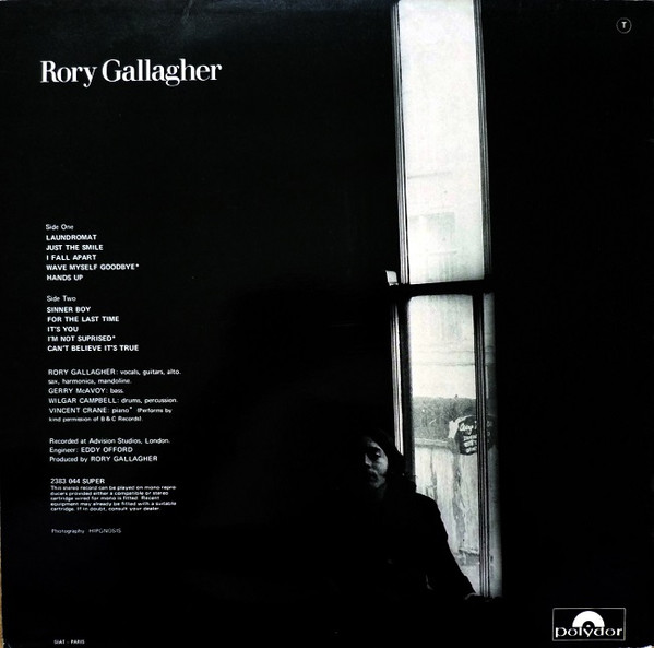 Rory Gallagher - Rory Gallagher (LP, Album, RP)
