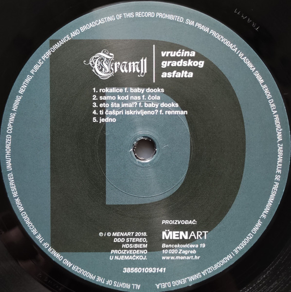 Tram 11 - VruÄ‡ina Gradskog Asfalta (2xLP, Album, RE, Gat)