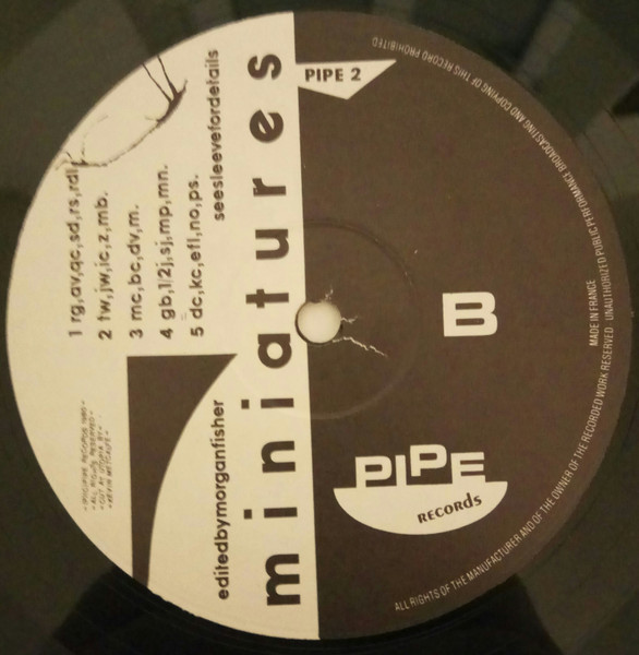 Various - Miniatures (A Sequence Of Fifty-One Tiny Masterpieces Edited By Morgan-Fisher) (LP, Album, Bla)