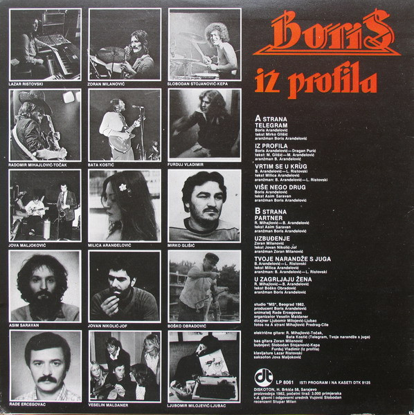 Boris* - Iz Profila (LP, Album)