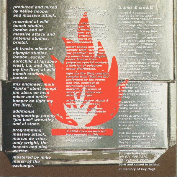 Massive Attack - Protection (CD, Album, EMI)