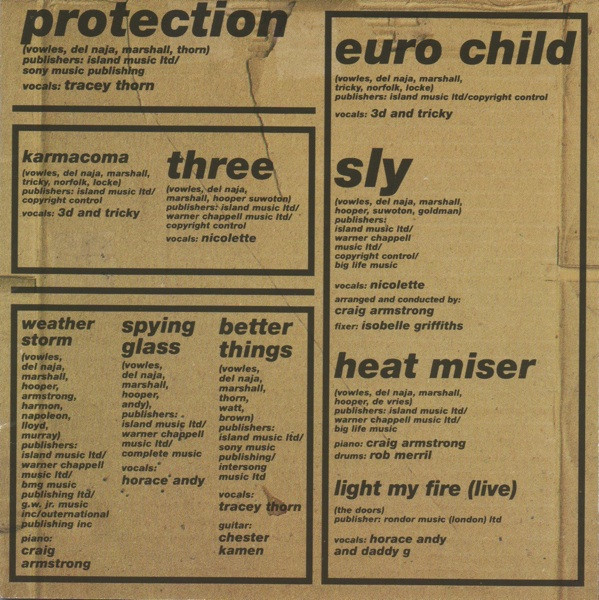 Massive Attack - Protection (CD, Album, EMI)