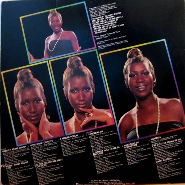 Aretha Franklin - Sweet Passion (LP, Album, Pre)
