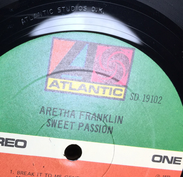 Aretha Franklin - Sweet Passion (LP, Album, Pre)