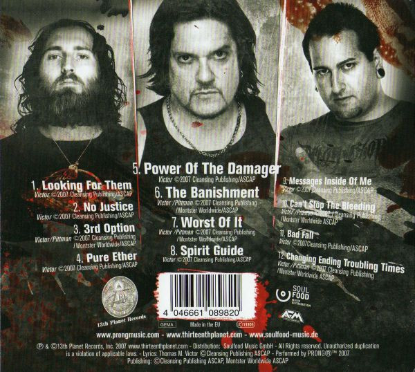 Prong - Power Of The Damager (AVCD, Album, Dig)