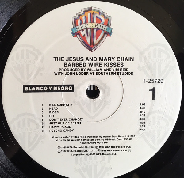 The Jesus And Mary Chain - Barbed Wire Kisses (B-Sides And More) (LP, Comp, SRC)