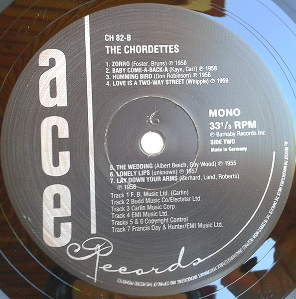 The Chordettes - The Chordettes (LP, Comp, Mono)