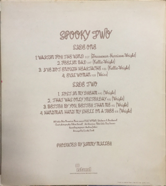 Spooky Tooth - Spooky Two (LP, Album, RP, Oli)