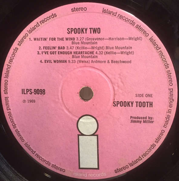 Spooky Tooth - Spooky Two (LP, Album, RP, Oli)
