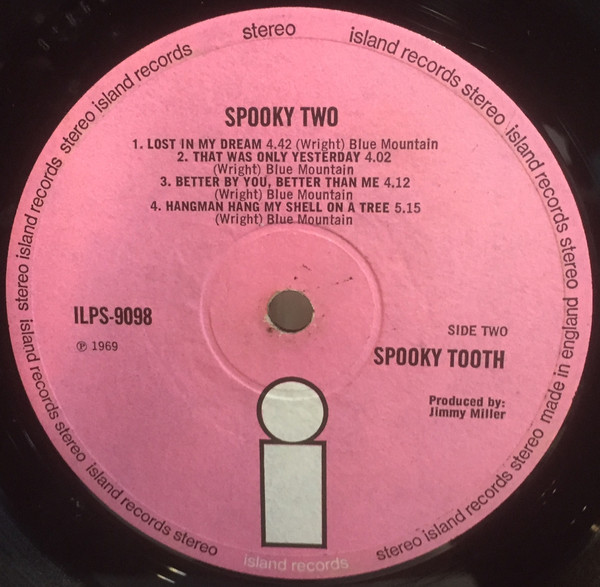 Spooky Tooth - Spooky Two (LP, Album, RP, Oli)