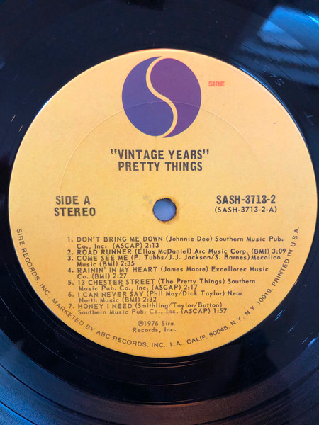 The Pretty Things - The Vintage Years (2xLP, Comp, Ter)