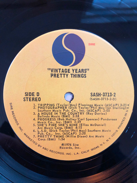 The Pretty Things - The Vintage Years (2xLP, Comp, Ter)
