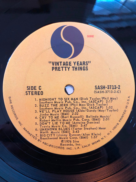 The Pretty Things - The Vintage Years (2xLP, Comp, Ter)