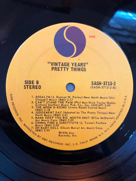 The Pretty Things - The Vintage Years (2xLP, Comp, Ter)