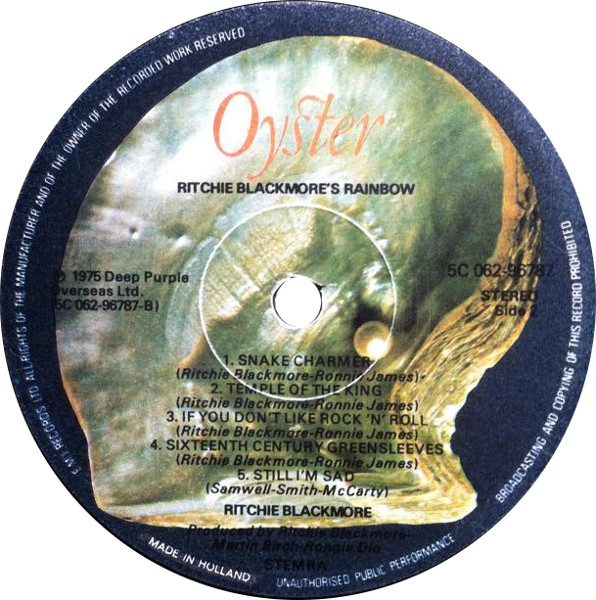 Rainbow - Ritchie Blackmore's Rainbow (LP, Album)