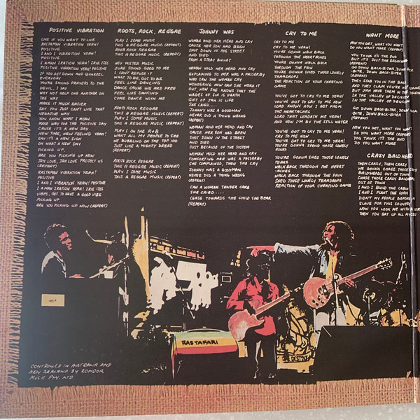 Bob Marley & The Wailers - Rastaman Vibration (LP, Album, RE, Blu)