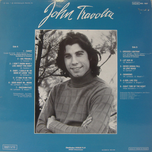 John Travolta - John Travolta (LP, Album, Ltd, Red)