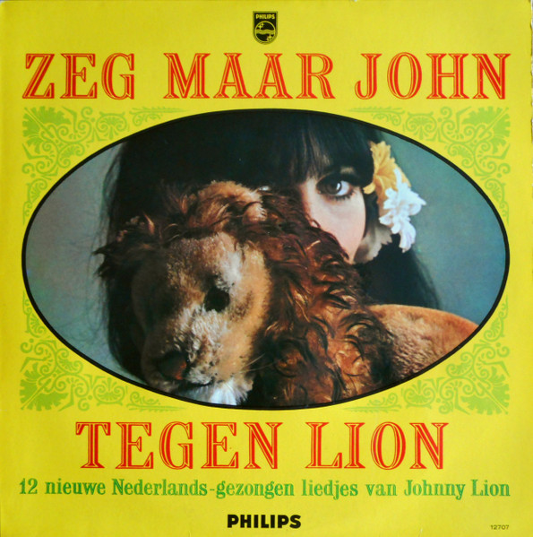 Johnny Lion - Zeg Maar John Tegen Lion (LP, Album, Mono)