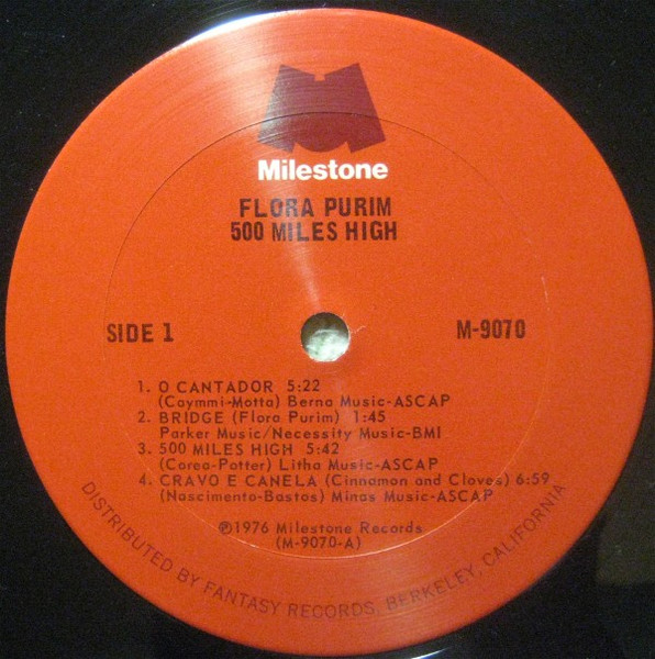 Flora Purim - 500 Miles High (LP, Album, Pit)