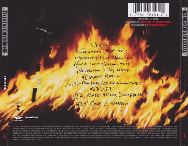 Pantera - Reinventing The Steel (CD, Album, Enh)