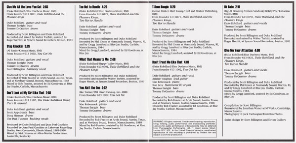 Duke Robillard - Best Of Rounder Records - Rockin' Guitar Blues  (CD, Comp)