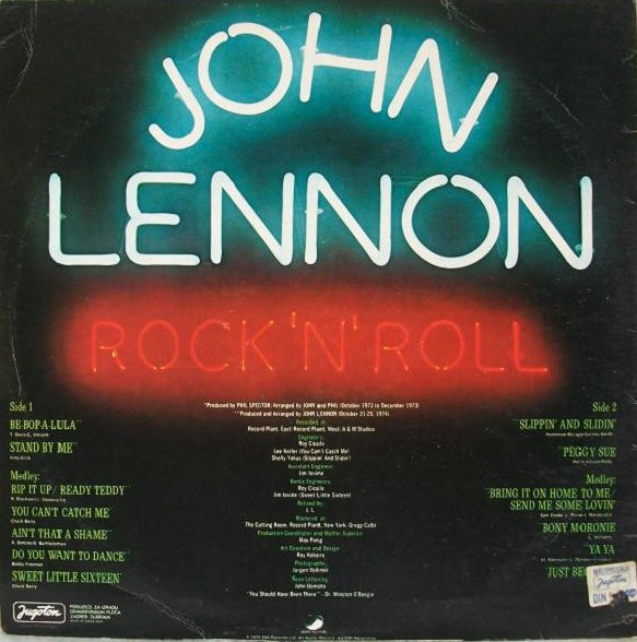 John Lennon - Rock 'N' Roll (LP, Album)