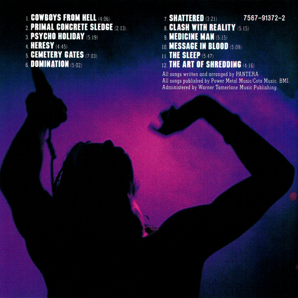 Pantera - Cowboys From Hell (CD, Album, RE)