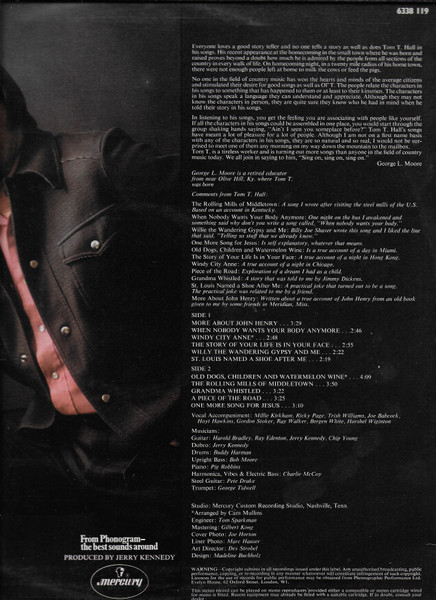 Tom T. Hall - The Storyteller (LP, Album)