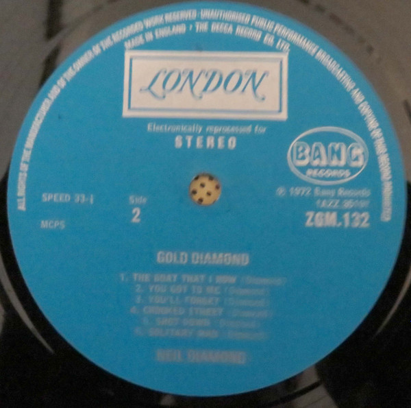 Neil Diamond - Gold Diamond (LP, Comp, Unb)