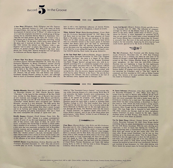Various - In The Groove With The Kings Of Swing (6xLP, RE + Box, Comp, RE)