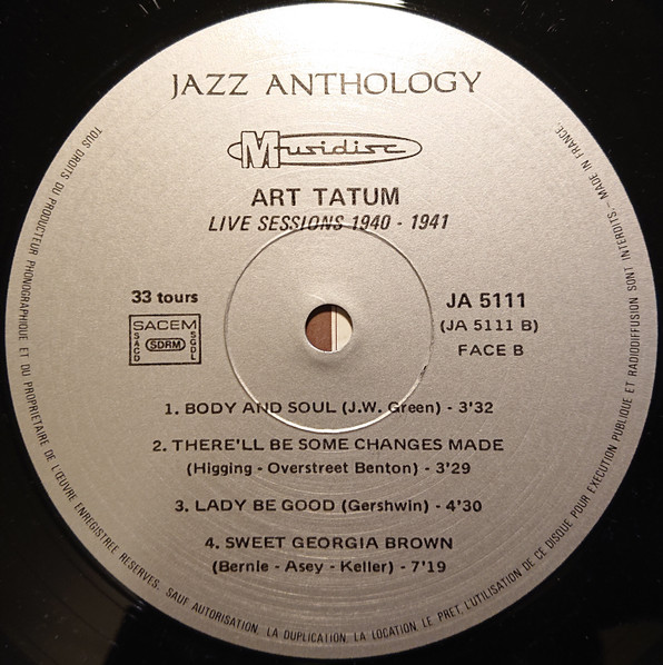 Art Tatum - Live Sessions 1940/1941 (LP, RE)