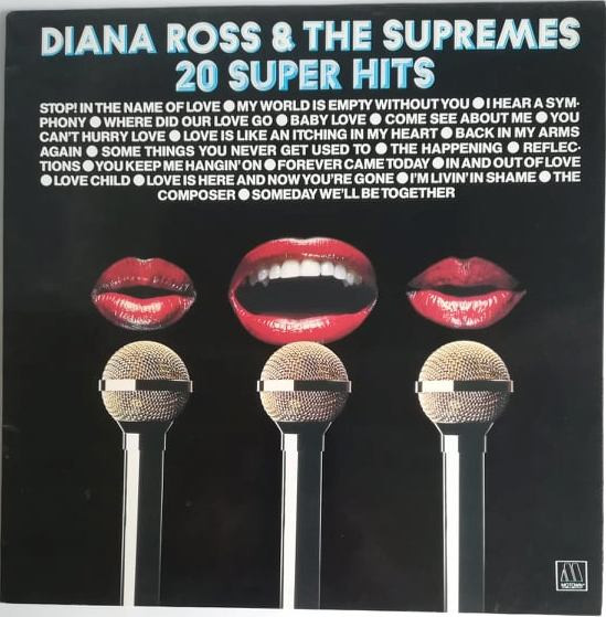 Diana Ross & The Supremes* - 20 Super Hits (LP, Comp, RE)