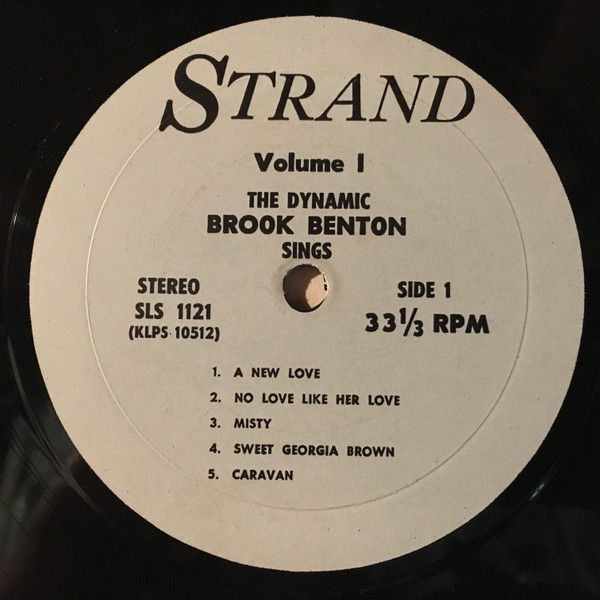 Brook Benton - The Dynamic Brook Benton Sings Volume 1  (LP, Comp)