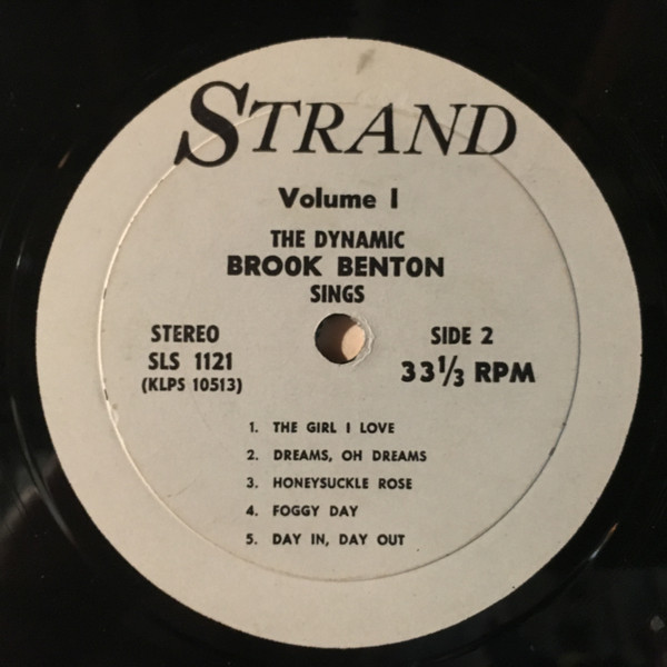 Brook Benton - The Dynamic Brook Benton Sings Volume 1  (LP, Comp)