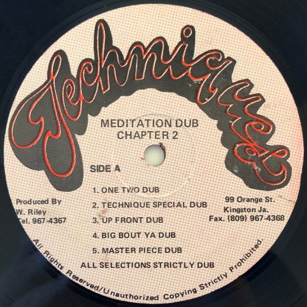 Winston Riley - Meditation Dub Vol 2 (LP, RE)