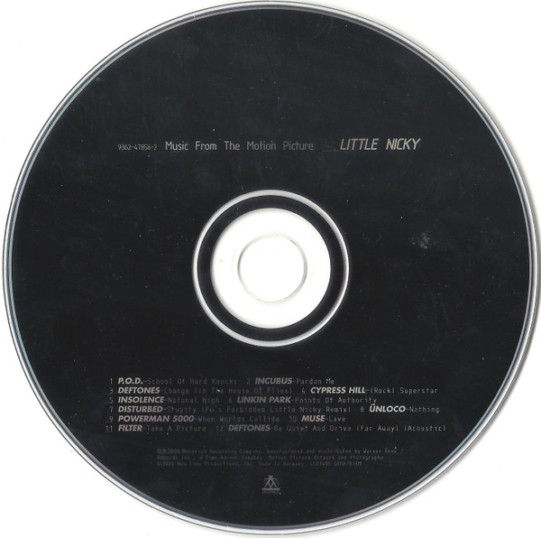 Various - Little Nicky (Music From The Motion Picture) (CD, Album)