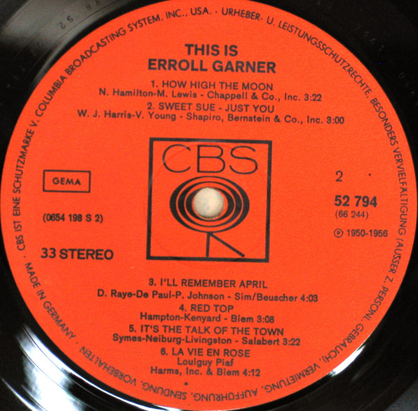 Erroll Garner - This Is Erroll Garner (2xLP, Comp)