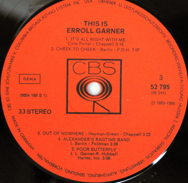 Erroll Garner - This Is Erroll Garner (2xLP, Comp)