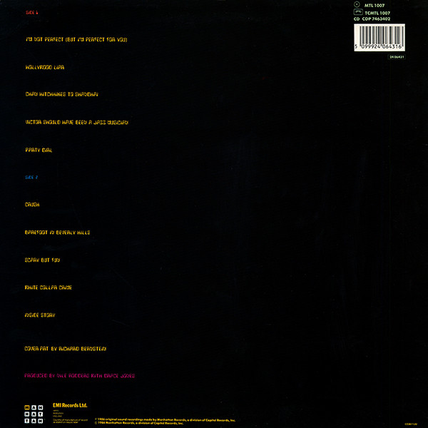 Grace Jones - Inside Story (LP, Album)