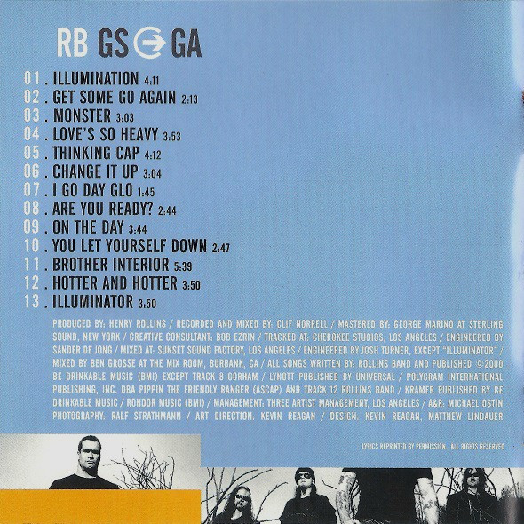 Rollins Band - Get Some Go Again (CD, Album)