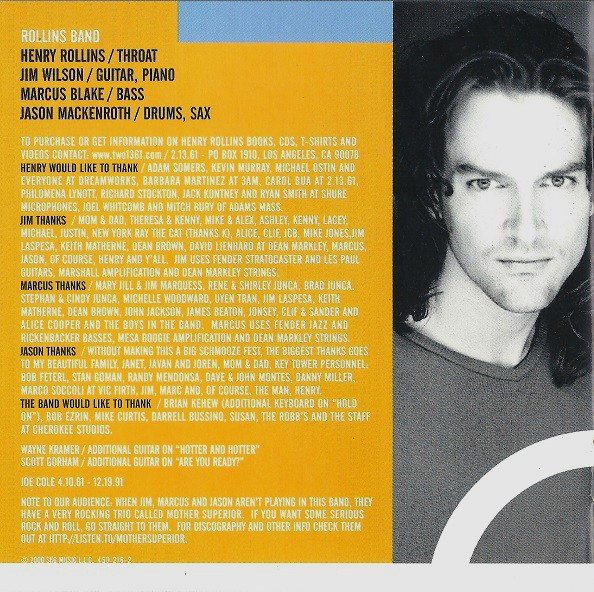Rollins Band - Get Some Go Again (CD, Album)