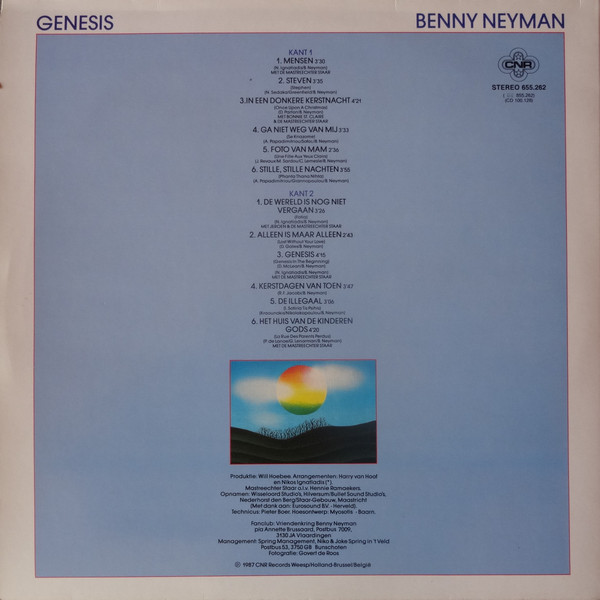 Benny Neyman - Genesis (LP, Album)