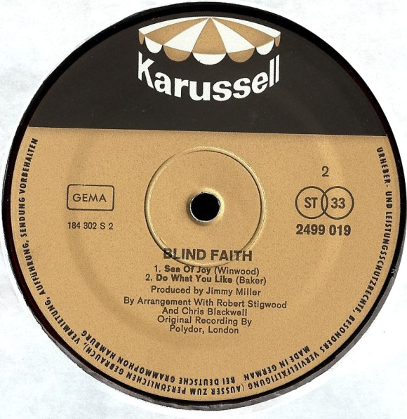 Blind Faith (2) - Blind Faith (LP, Album, RE)