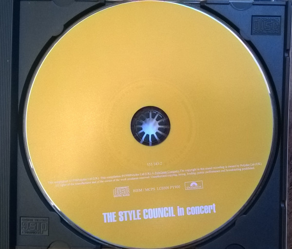 The Style Council - In Concert (CD, Album)