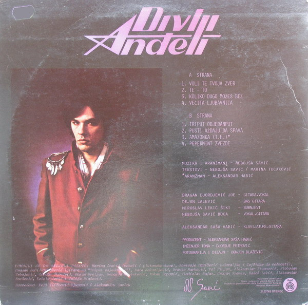 Divlji Andjeli* - Divlji AnÄ‘eli (LP, Album)