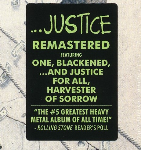 Metallica - ...And Justice For All (CD, Album, RE, RM, Car)
