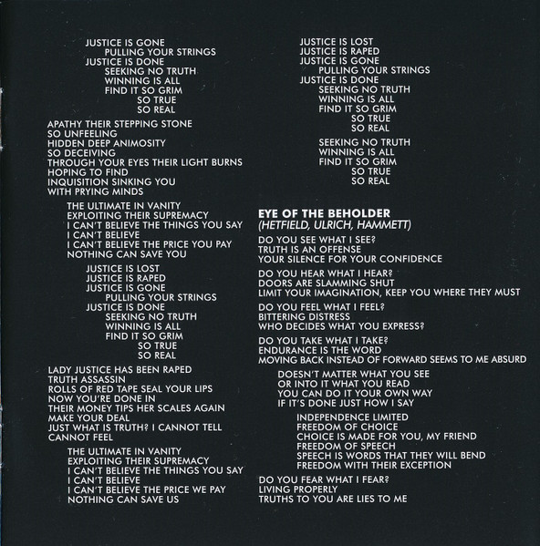 Metallica - ...And Justice For All (CD, Album, RE, RM, Car)