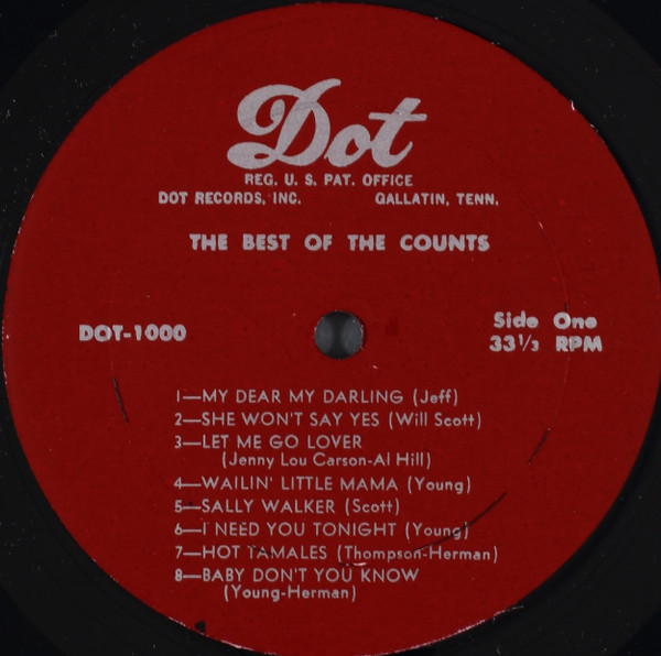 The Counts (14) - The Best Of The Counts (LP, Comp)